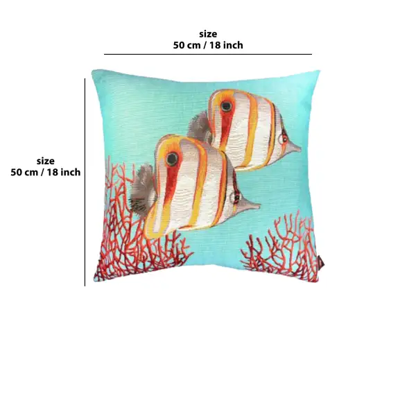 Butterflyfish and Coral Blue