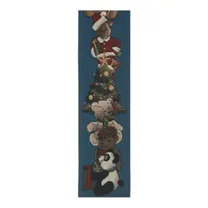 The Bear Club Decorative Bell Pull 41 x 5 in Rustic Wildlife Bear Jacquard Woven Lodge Cabin Decor