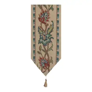 Morris Tree of Life Belgian Jacquard Woven Table Runner 78x13 Inch Arts Crafts Decor