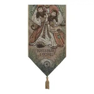 Mr Noah and Friends Small Decorative Bell Pull 36 x 8 in Noahs Ark Animals Jacquard Woven Biblical Decor