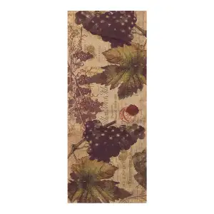 Estate Vintage Jacquard Woven Table Runner 71x13 Inch Traditional European Dining Decor