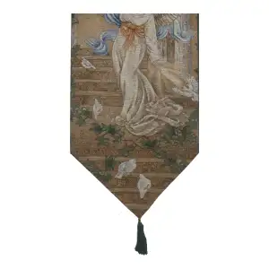 Angel of Light Jacquard Woven Table Runner 72x13 Inch Inspirational Dining Table Decor