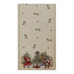 Estelle Jacquard Woven Tapestry Table Runner 53x17 Inch Floral European Dining Decor