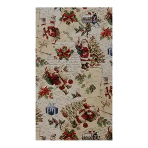 Celeste Jacquard Woven Tapestry Table Runner 53x17 Inch Elegant European Dining Decor