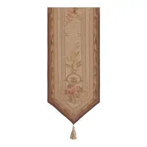 Chaumont Large French Jacquard Woven Table Runner 72x14 Inch Elegant European Dining Decor