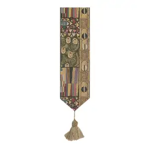 Gustav Klimt The Kiss III European Bell Pull 45 x 6 in Art Nouveau Jacquard Woven Fine Art Decor