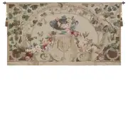 Beauvais Green Leaves No Border European Tapestry Wall hanging