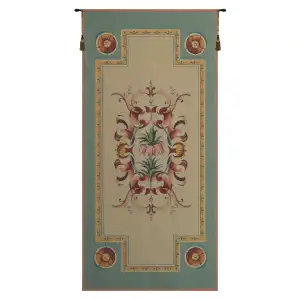Cormatin Tulipe French Tapestry 57x28 Tulip Floral Botanical Jacquard Woven Wall Hanging French Country Home Decor