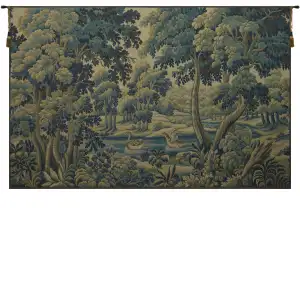 Verdure Colverts French Tapestry 50x78 Verdure Landscape Mallard Ducks Forest Jacquard Woven Wall Hanging French Country Decor