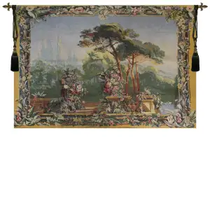 Paysage de Toscane French Tapestry Wall Hanging Cotton 52x75 Inch Jacquard Woven Wall Tapestry