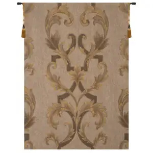 Le Grand Lustre Blue French Tapestry Wall Hanging 57x41 Inch Cotton Jacquard Woven Wall Tapestry