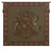 Blason Norfolk Green Square European Tapestry Wall Hanging