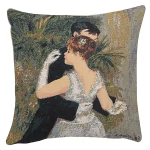 Edgar Degas Danse Belgian Tapestry Pillow Cover 13x13 Inch Cotton Jacquard Woven Cushion Cover
