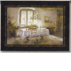 Country Retreat Fine Art Tapestry Wall Hanging 38x52 Inch Cotton Jacquard Woven Wall Tapestry