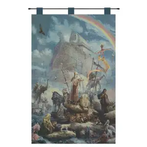 Tom Dubois The Celebration Fine Art Tapestry Wall Hanging 26 in. x 36 in. Jacquard Woven Americana Wall Art
