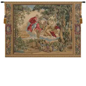 Charles le Brun Bacco Modern Tapestry Wall Hanging 26 x 33 in Bacchus Classical Art Jacquard Woven Wall Decor