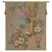 Corinthian Columns Blue  European Tapestry Wall Hanging