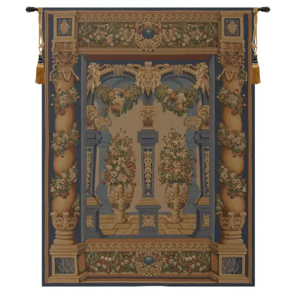 Loggia European Columns European Tapestry Wall Hanging