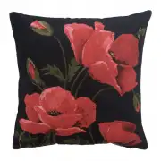 Poppies Large European Cushion Covers