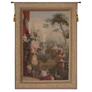Bouquet Jardin Gazebo European Tapestry Wall hanging