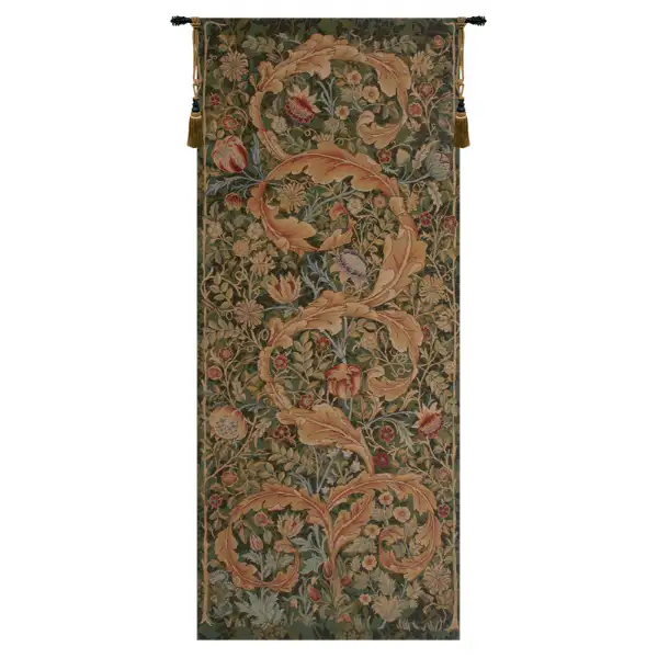 Acanthe Green Large European Tapestry Wall hanging