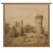 Castle Tower European Tapestry Wall Hanging
