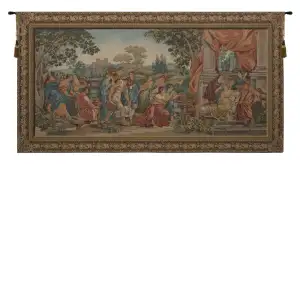Venus Tribute European Tapestry 51x96 Classical Mythology Goddess Jacquard Woven Wall Hanging Renaissance Home Decor