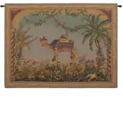 The Camel Large with Border European Tapestry Wall hanging
