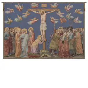 Fran Angelio Crocifissione Religious Tapestry Wall Hanging 37 x 53 in