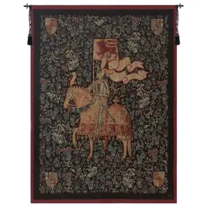 Le Chevalier Slim Border French Wall Tapestry 73x55