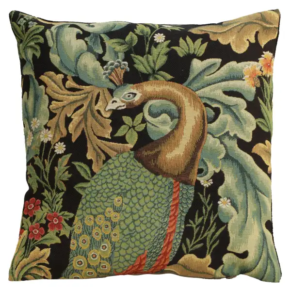 Peacock by William Morris European Cushion Covers