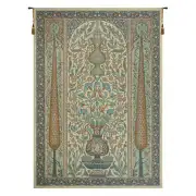 Bright Floral with Urns European Tapestry Wall Hanging