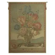 The Grand Bouquet Beige European Tapestry Wall Hanging