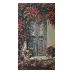 BY1179 Stretched Wall Tapestry 44x25 Inch Decorative Woven Artwork Traditional Home Wall Decor