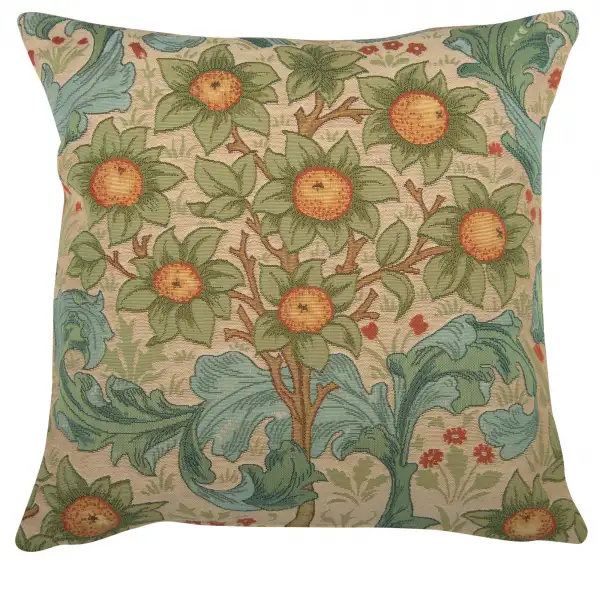Orange Tree w/Arabesques Light European Cushion Cover