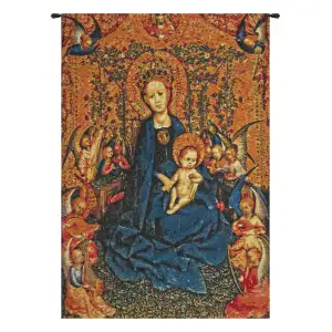Maria With Child Belgian Tapestry Wall Hanging - 35 in. x 25 in. Cotton/Viscose/Polyester by Charlotte Home Furnishings