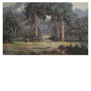 BY1262 Stretched Wall Tapestry 25x40 Inch Decorative Woven Artwork Traditional Home Wall Decor
