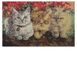 AKS130 Stretched Wall Tapestry 24x39 Inch Decorative Woven Artwork Traditional Home Wall Decor