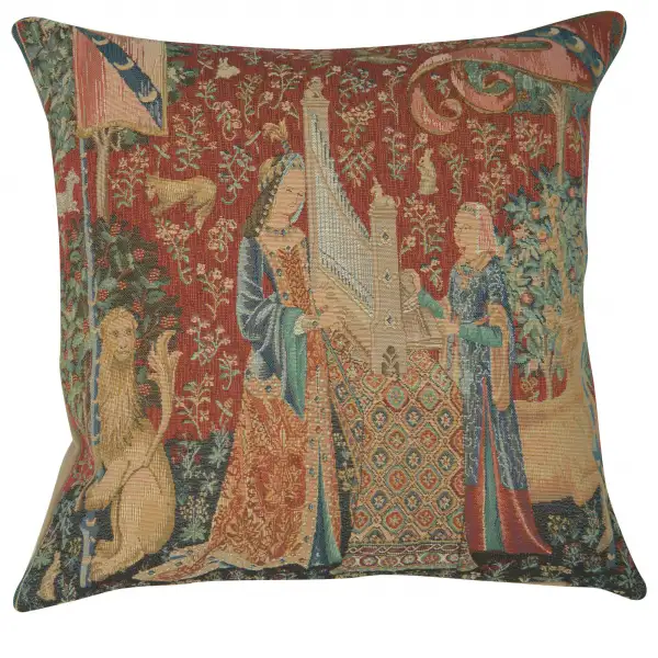 The Hearing I Large European Cushion Cover