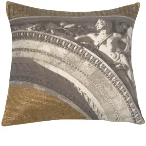 Victoire French Tapestry Pillow Cover 18x18 Inch Cotton Jacquard Woven Cushion Cover
