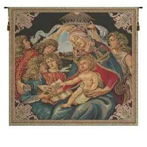 Madonna de Botticelli French Tapestry 25x25