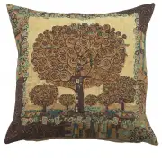 Tree of Life A by Klimt European Cushion Covers