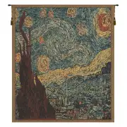 Van Gogh's Starry Night Mini Tapestry Wall Art