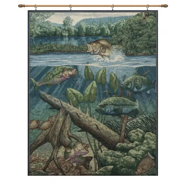 Fishin' Hole with Looped Black Rod