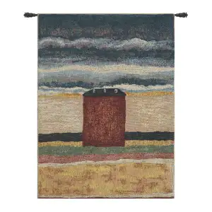Casetta European Tapestry Wall Hanging 16x12 Inch Cotton Jacquard Woven Wall Tapestry