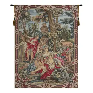 Bruges European Tapestry 27 in. x 20 in. Belgium Cityscape Architecture Jacquard Woven Wall Hanging Home Decor
