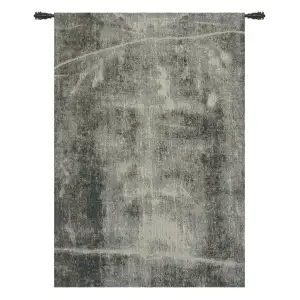 Sacra Sindone Gold European Tapestry 26 in. x 17 in. Holy Shroud Turin Christian Religious Jacquard Woven Wall Art