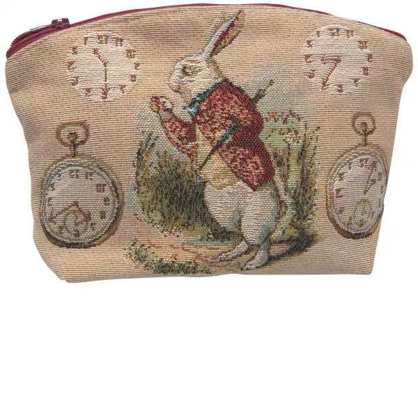 Late Rabbit Alice In Wonderland Purse