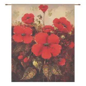 Christmas Santa Jacquard Woven Holiday Wall Decor
