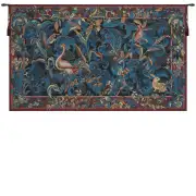 Animals Aristoloches Blue European Tapestry Wall hanging